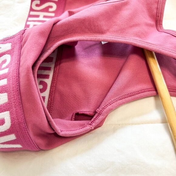 Gymshark Logo Band Sports Bra Pink Size S – No Padding - Picture 5 of 5